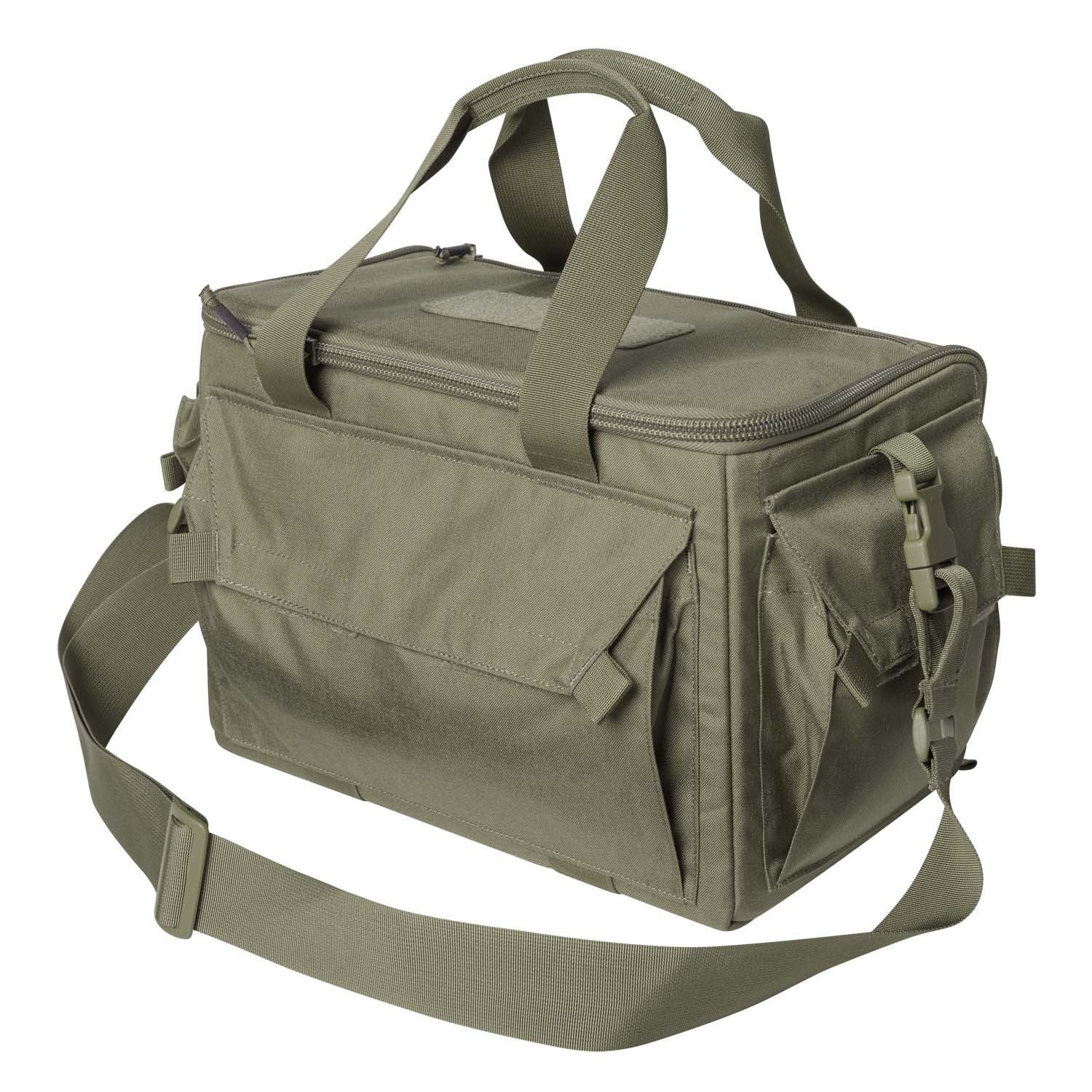 Bolsa RANGE negra con múltiples bolsillos para equipo de tiro