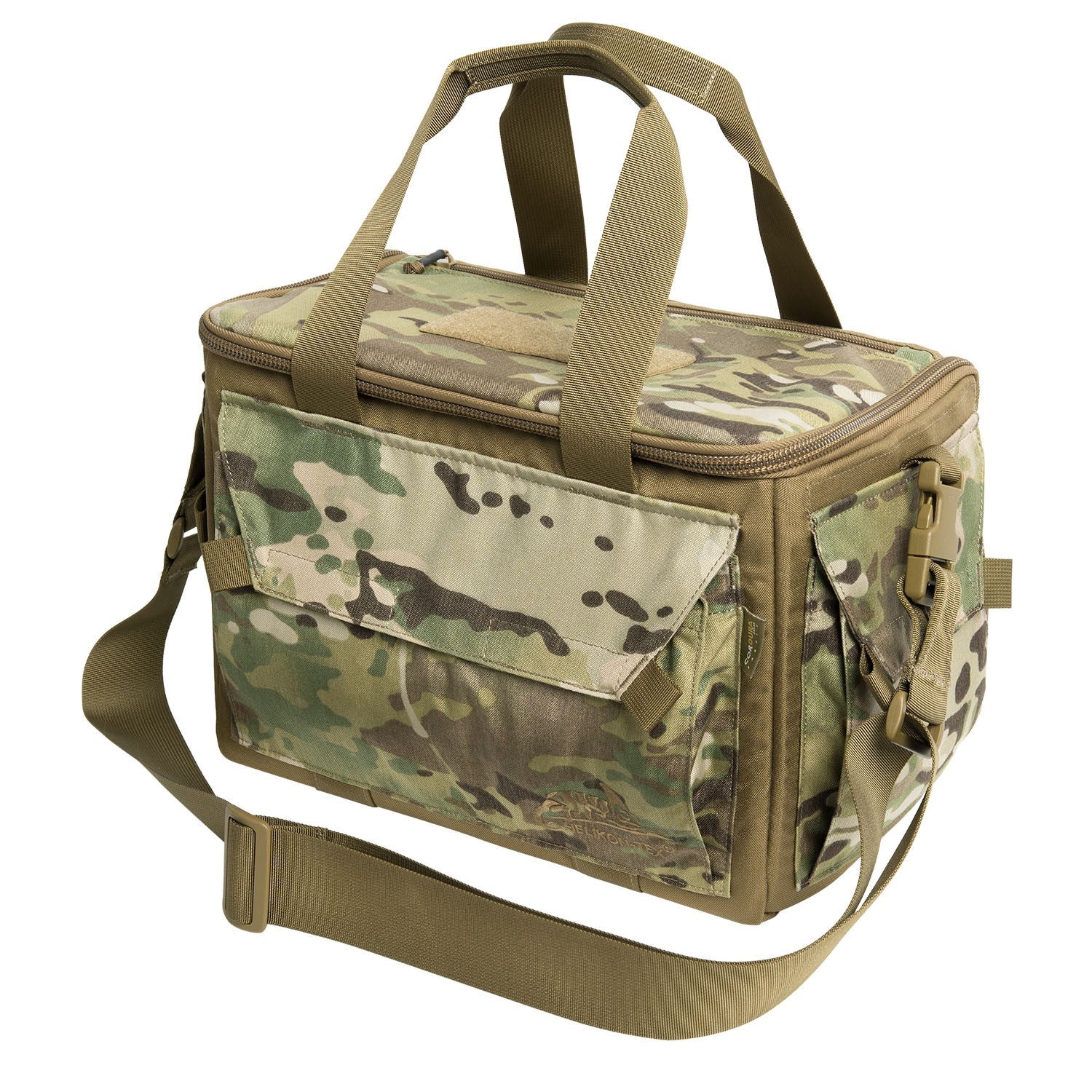 Bolsa RANGE COYOTE compacta para tiradores, interior para cargadores y múltiples bolsillos