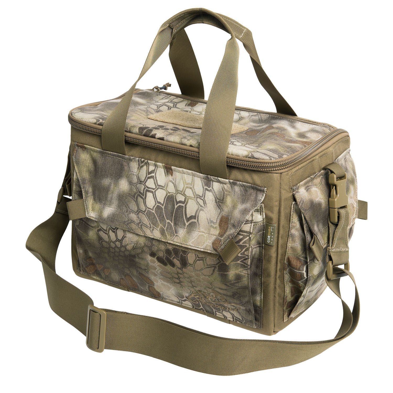 Bolsa RANGE COYOTE compacta para tiradores, interior para cargadores y múltiples bolsillos
