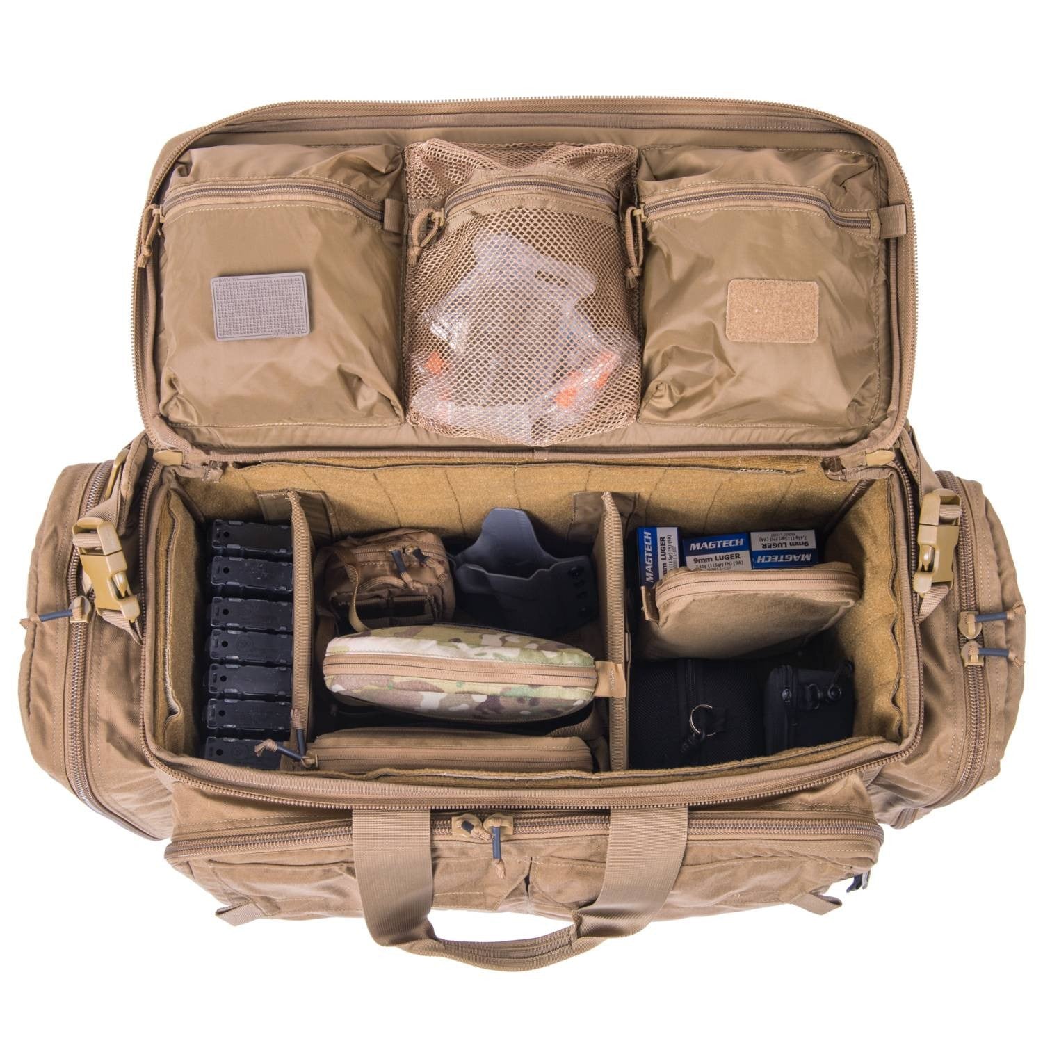 Bolsa de transporte RANGEMASTER negra para profesionales y aficionados al tiro