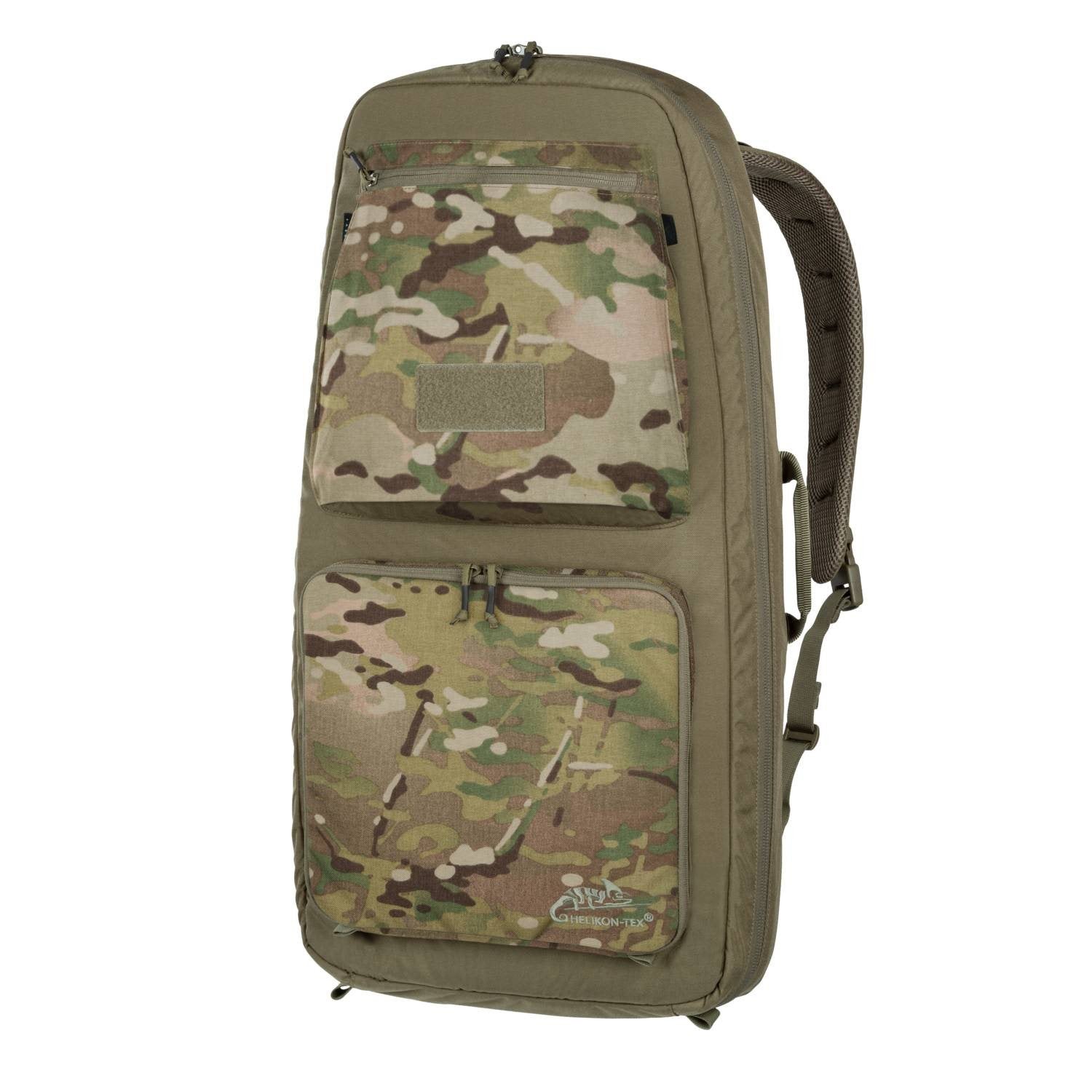 Mochila SBR® negra de Cordura para transporte de armas cortas, acolchada y con organización interna