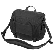 Bolso bandolera URBAN COURIER LARGE negro - ideal para ciclistas y estudiantes