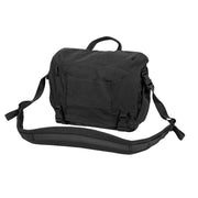 Bolso bandolera URBAN COURIER Medium en negro, ideal para uso diario, ciclistas y estudiantes