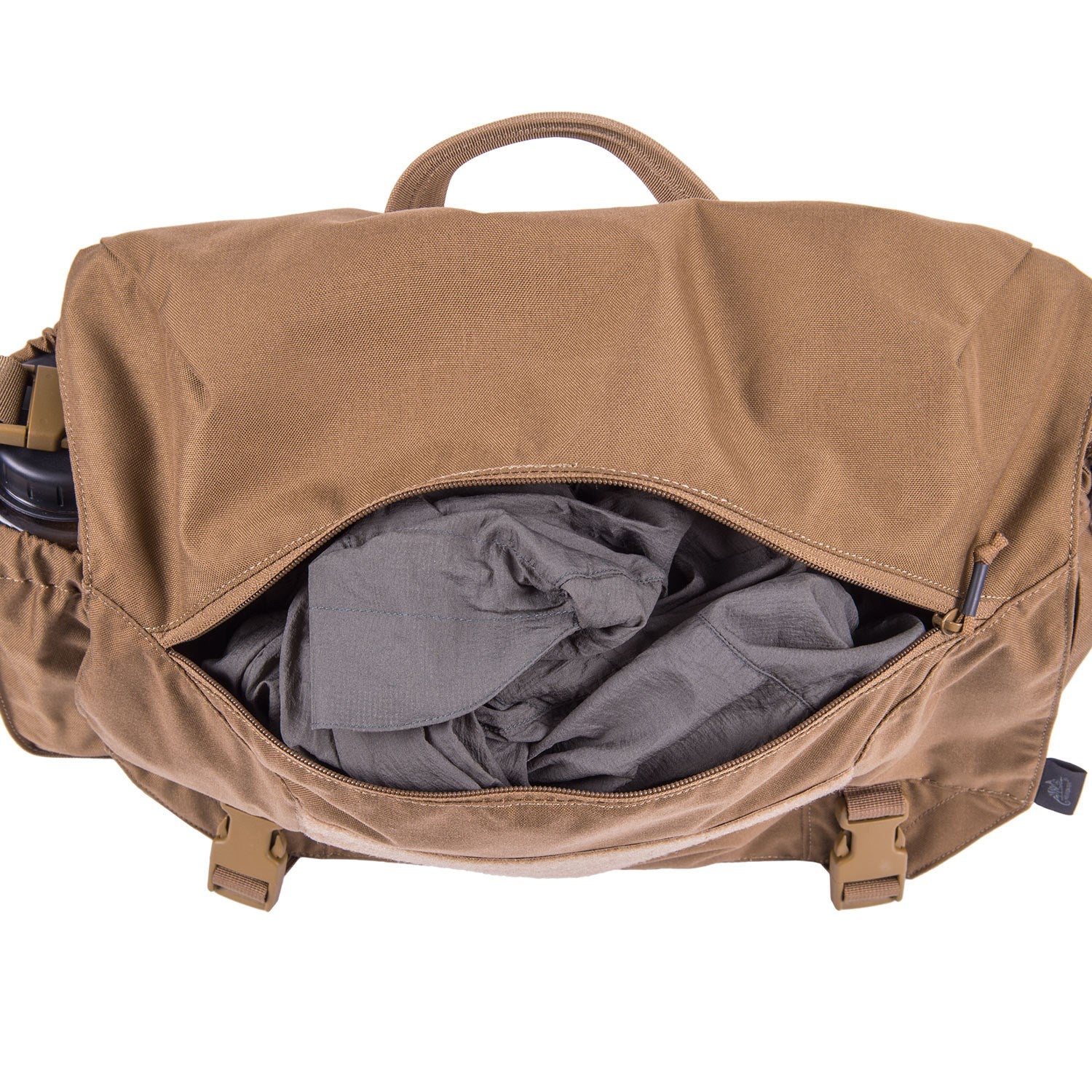 Bolso bandolera URBAN COURIER Medium en negro, ideal para uso diario, ciclistas y estudiantes