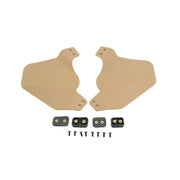 Protectores de mejillas para casco Ops-Core FAST con riel ARC, color desert, juego de 2 piezas