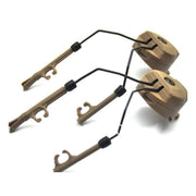 Set de adaptadores PELTOR color arena para montaje en rieles ARC en casco