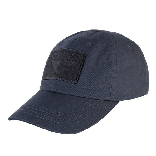 Gorra táctica OPERATOR de CONDOR vista frontal con paneles VELCRO