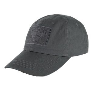 Gorra táctica OPERATOR de CONDOR vista frontal con paneles VELCRO