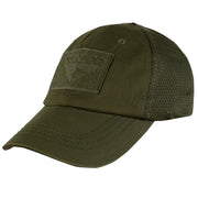 Gorra Operator Mesh verde de Condor con malla trasera y paneles Velcro