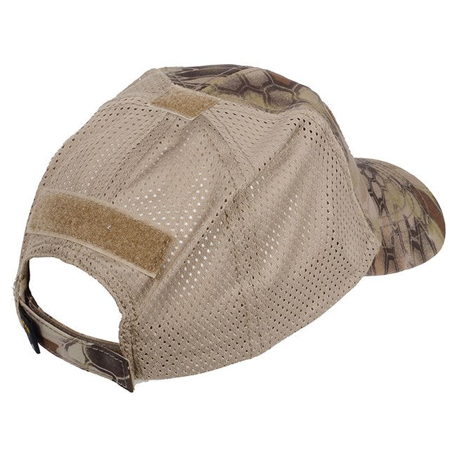 Gorra Operator Mesh Kryptek Highlander con malla trasera y paneles velcro