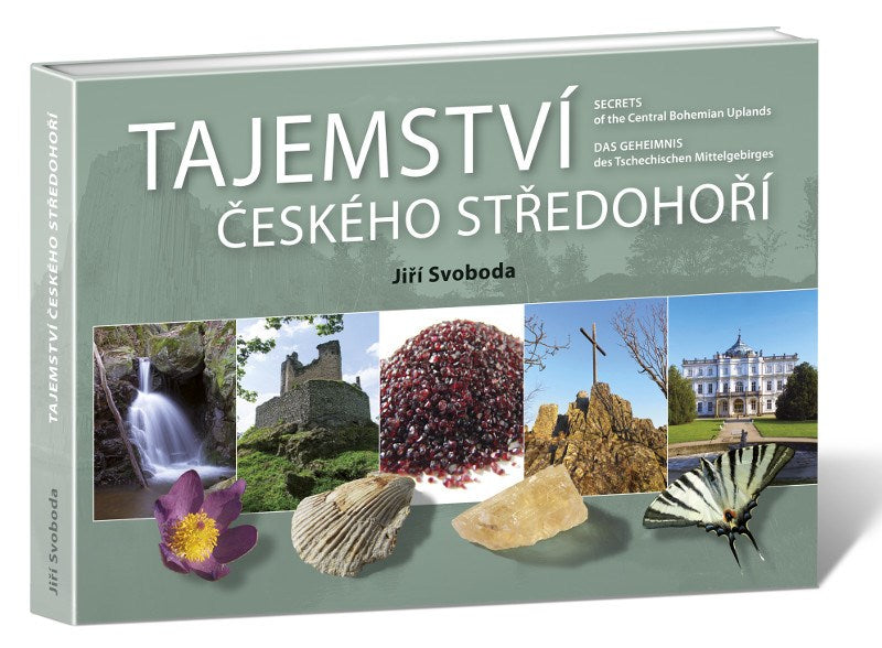 Portada del libro Tajemství Českého středohoří, publicación ilustrada sobre la región