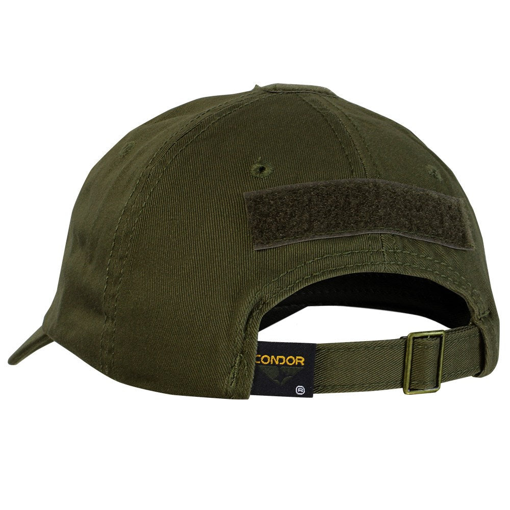 Gorra Team Cap baseball táctica CONDOR con dos paneles VELCRO visibles