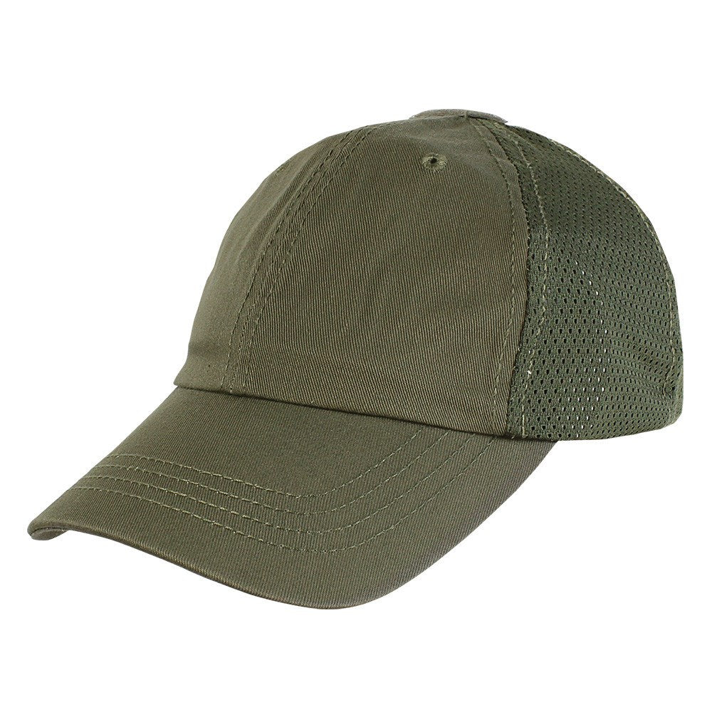 Gorra TEAM CAP MESH verde de CONDOR, gorra baseball con malla posterior transpirable