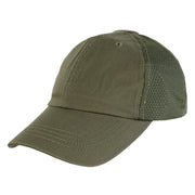 Gorra TEAM CAP MESH verde de CONDOR, gorra baseball con malla posterior transpirable
