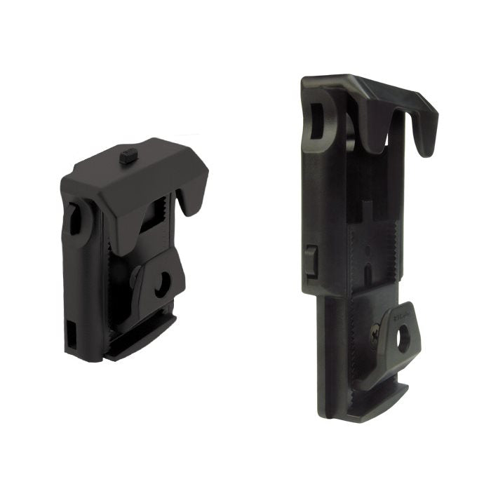 Funda plástica giratoria TH-04-E para tonfa telescópica, color negro