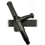Funda rotativa MOLLE para tonfa de plástico negro con seguro anti-desprendimiento