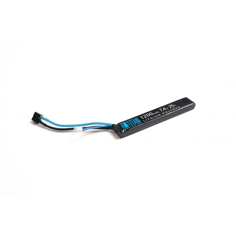 Batería Li-Po 7,4V 1200mAh 25C con conector Dean-T en formato stick