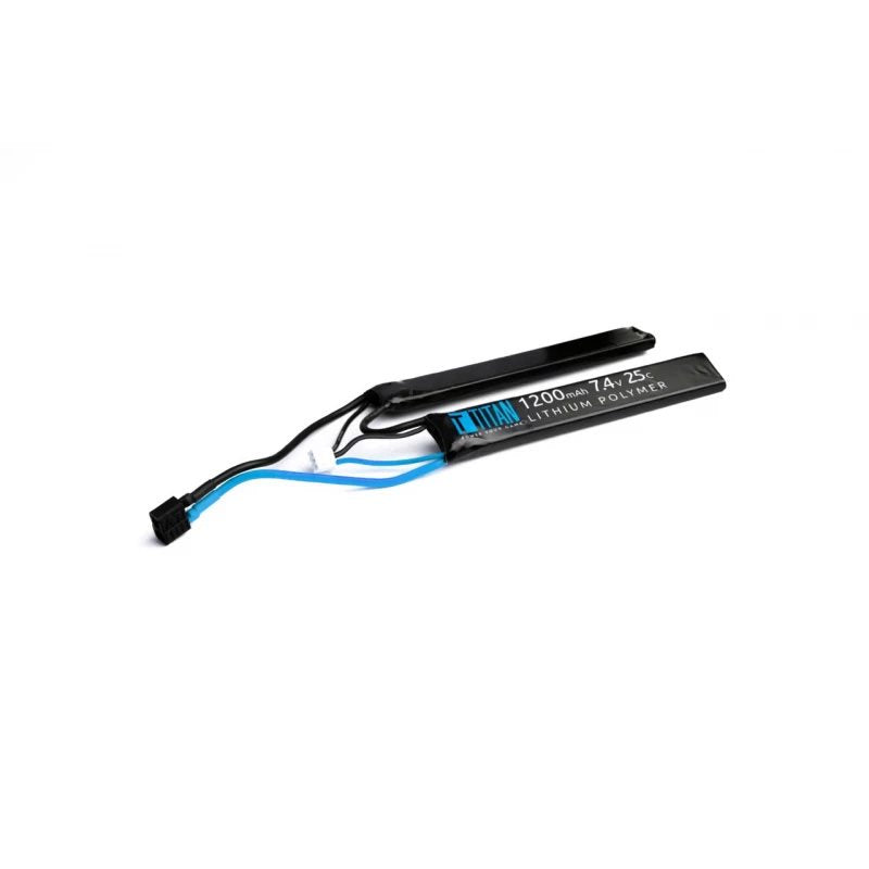 Batería Li-Po 7,4V 1200mAh 25C con conector Dean-T estilo nunchuck