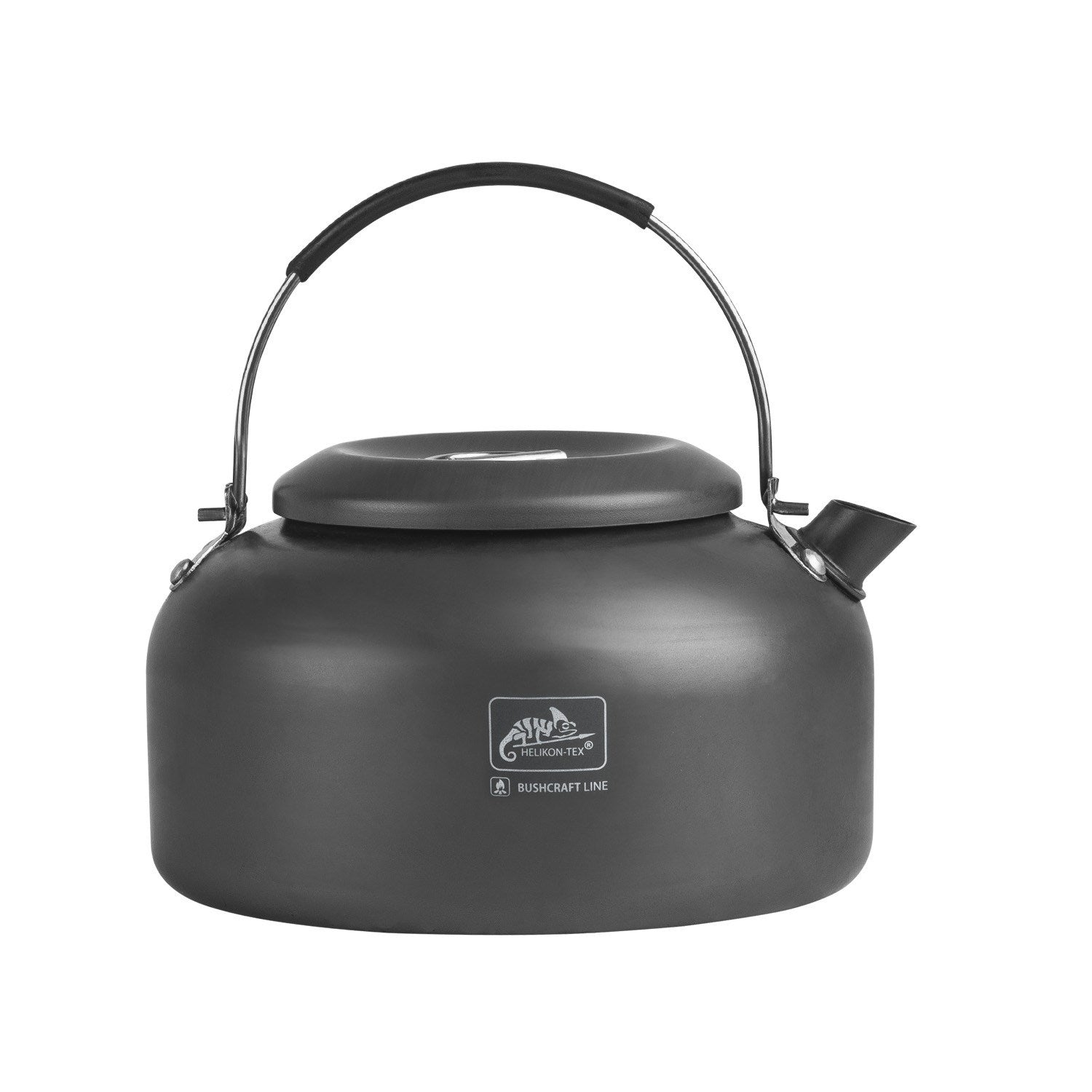 Hervidor CAMP de aluminio 1,4 l gris con tapa y asa desmontable