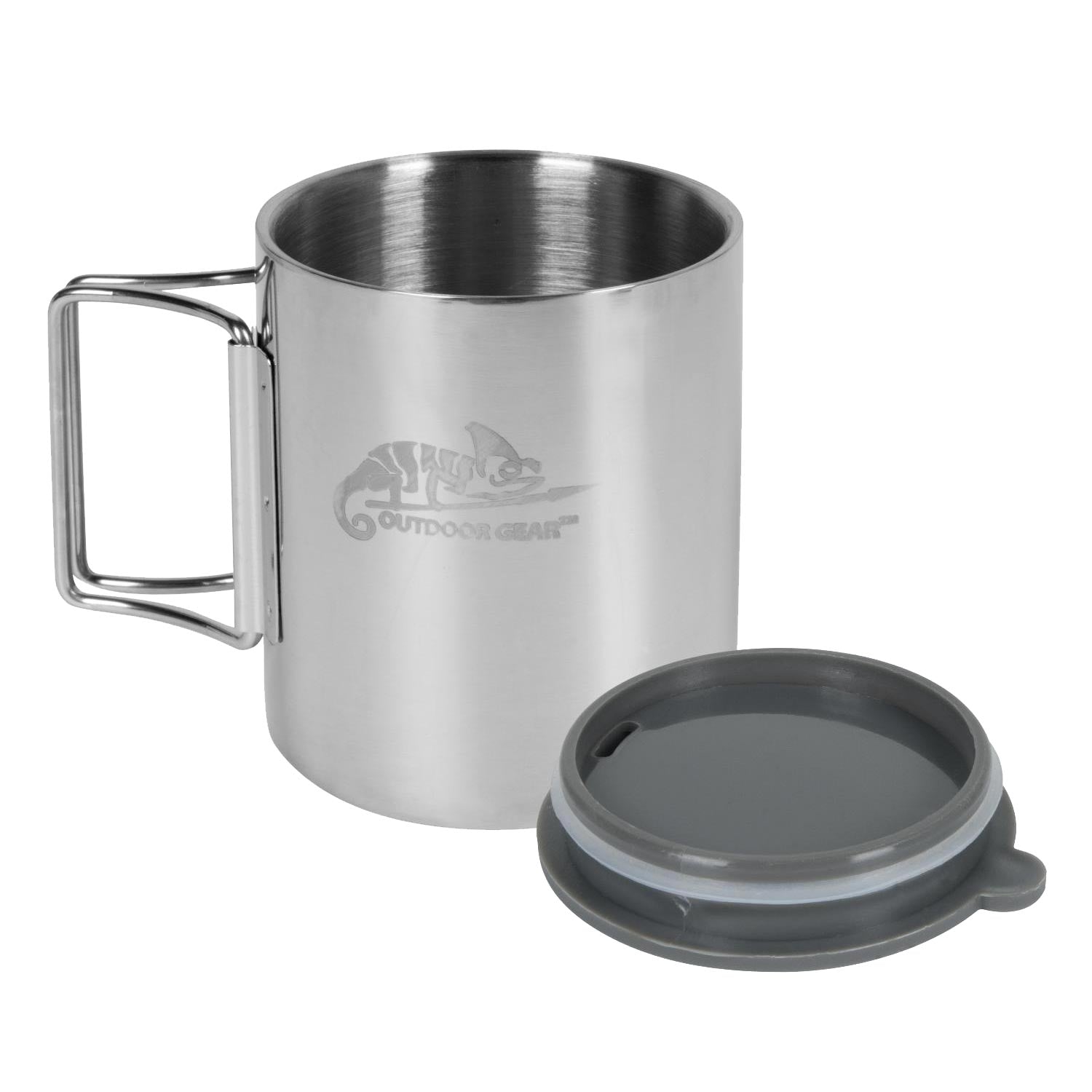 Taza termo de acero inoxidable 250 ml con tapa y bolsa de malla Helikon-Tex