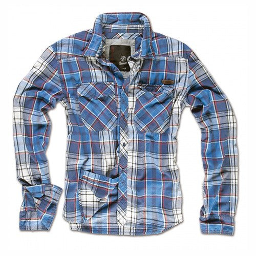 Camisa a cuadros Brandit Check inspirada en camisas de trabajo