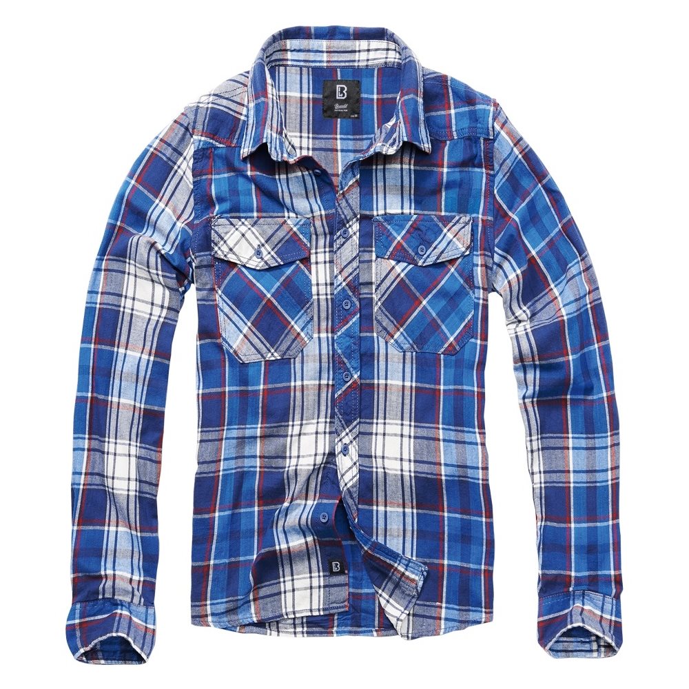 Camisa a cuadros Brandit Check inspirada en camisas de trabajo