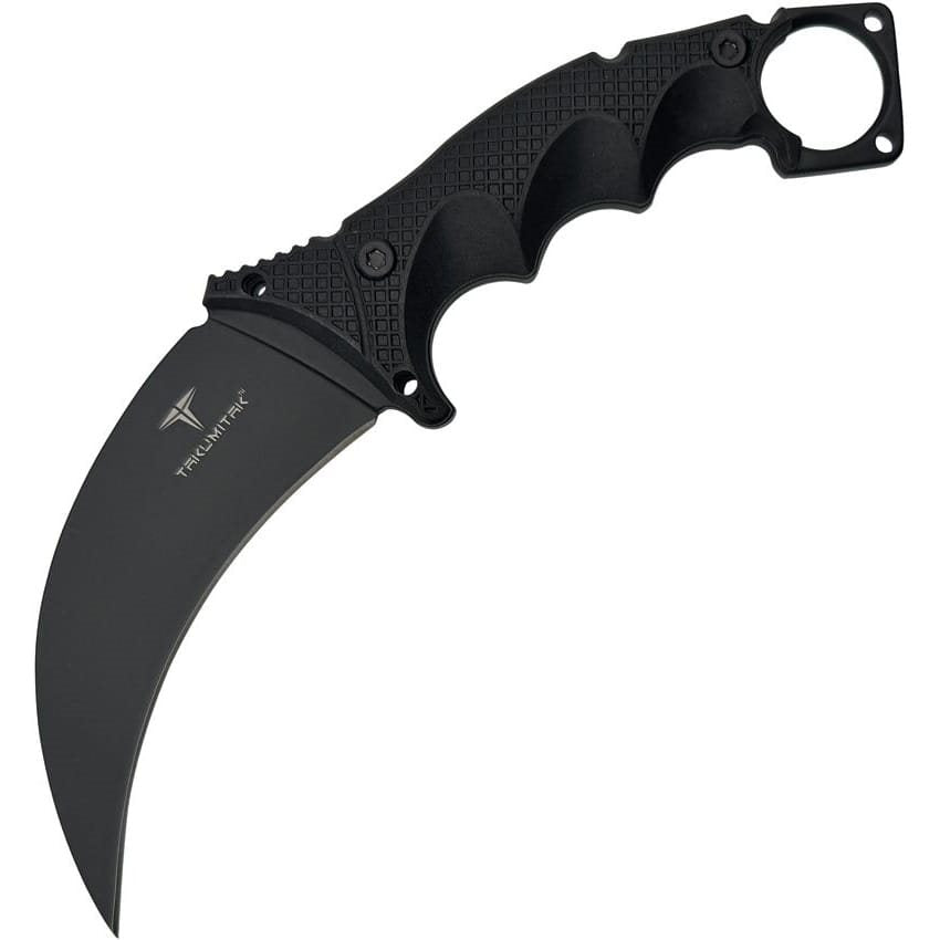 Cuchillo karambit MIDNIGHT negro con funda modular