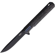 Navaja plegable TEKTO F2 BRAVO con hoja Drop point D2 y mango de fibra de carbono