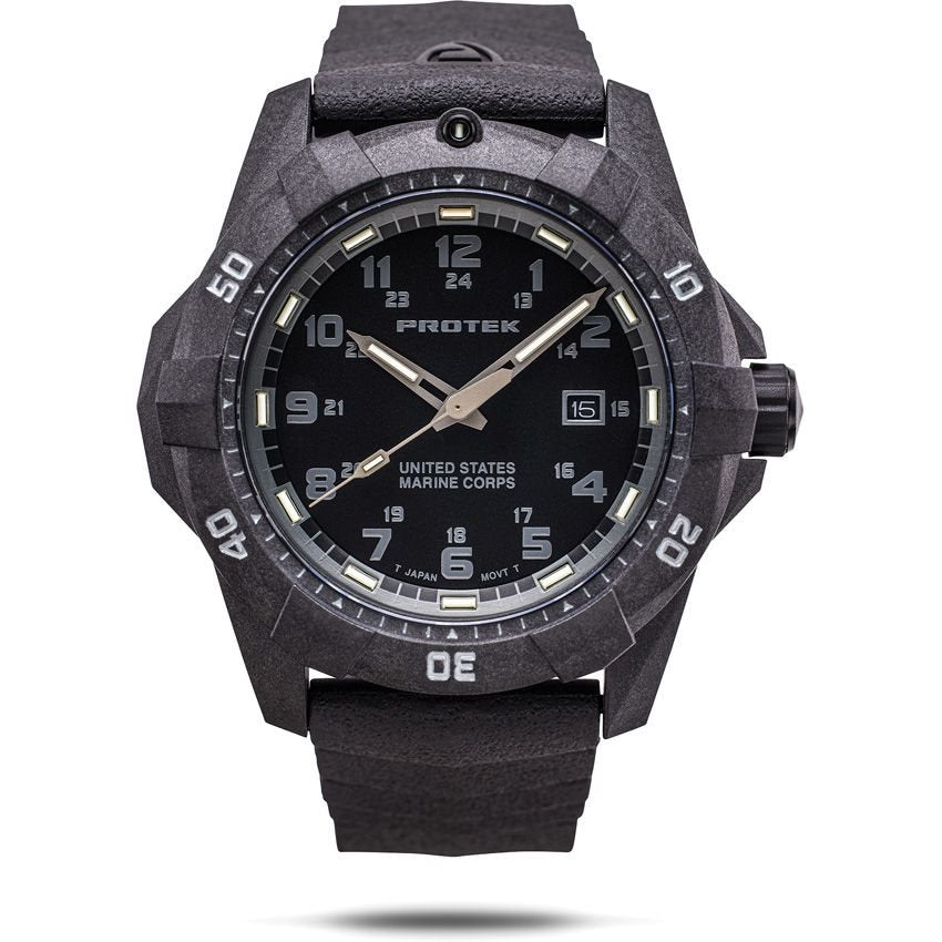 Reloj USMC DIVE 1011 300 m negro de PROTEC