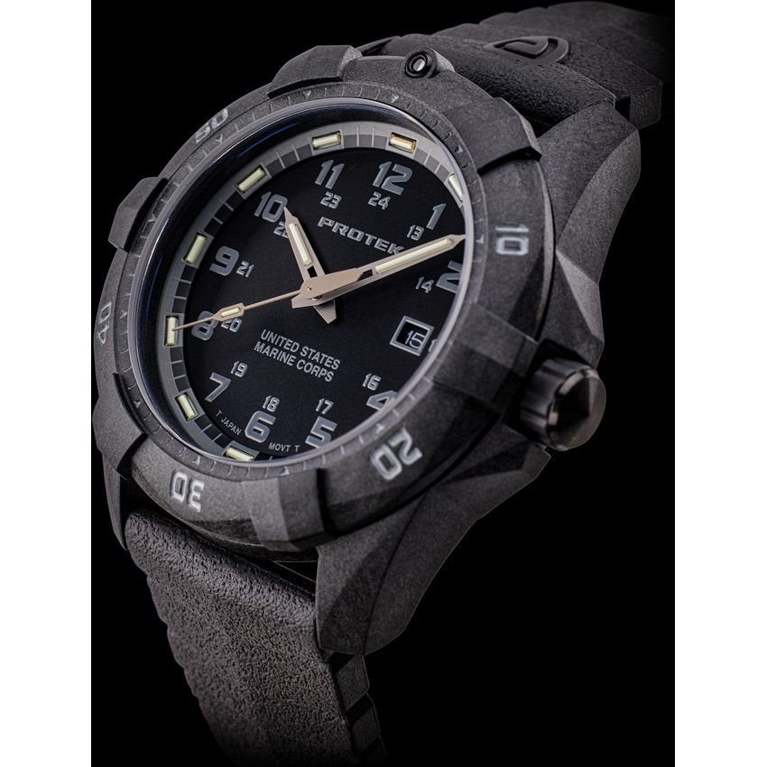 Reloj USMC DIVE 1011 300 m negro de PROTEC
