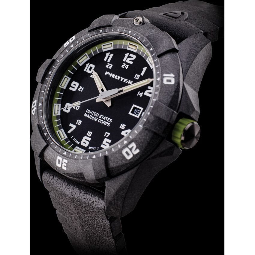 Reloj USMC DIVE 1015 negro PROTEC 300 m