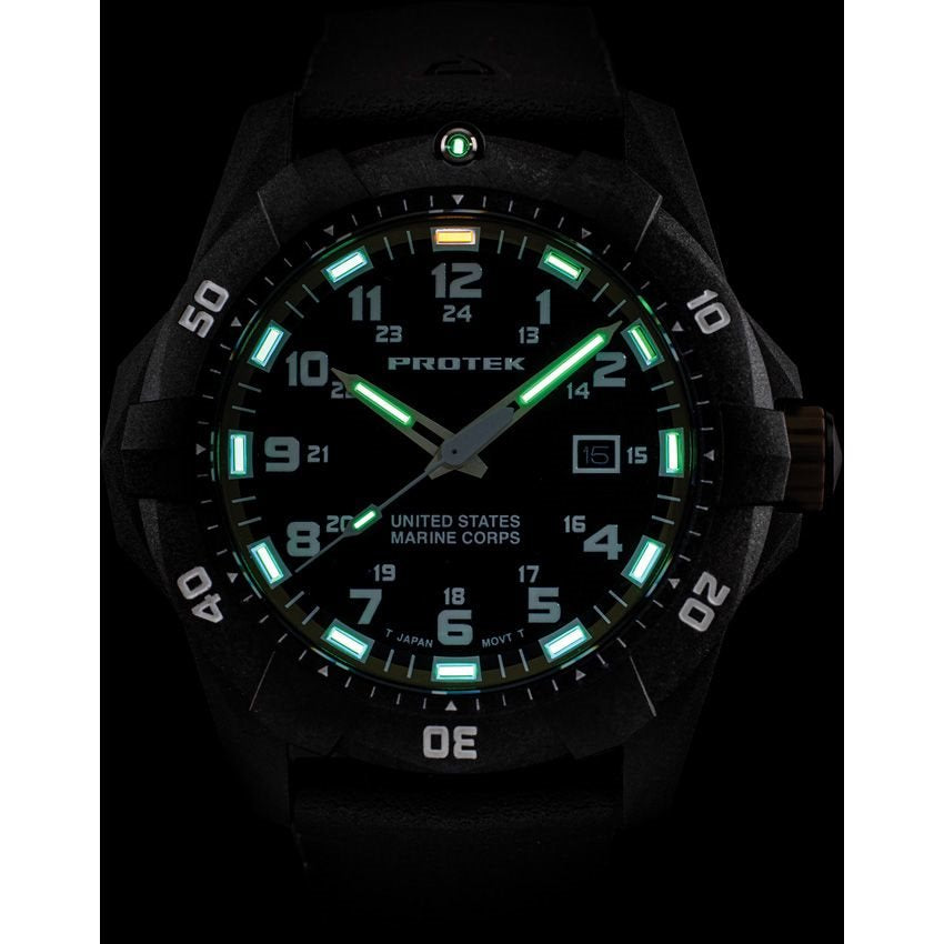 Reloj USMC DIVE 1015 negro PROTEC 300 m