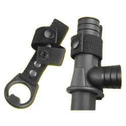 Soporte para tonfa/porra ESP TR-24/59 y PB/PBS, plástico rígido con lazo de nylon fijo y correa con cierre a presión