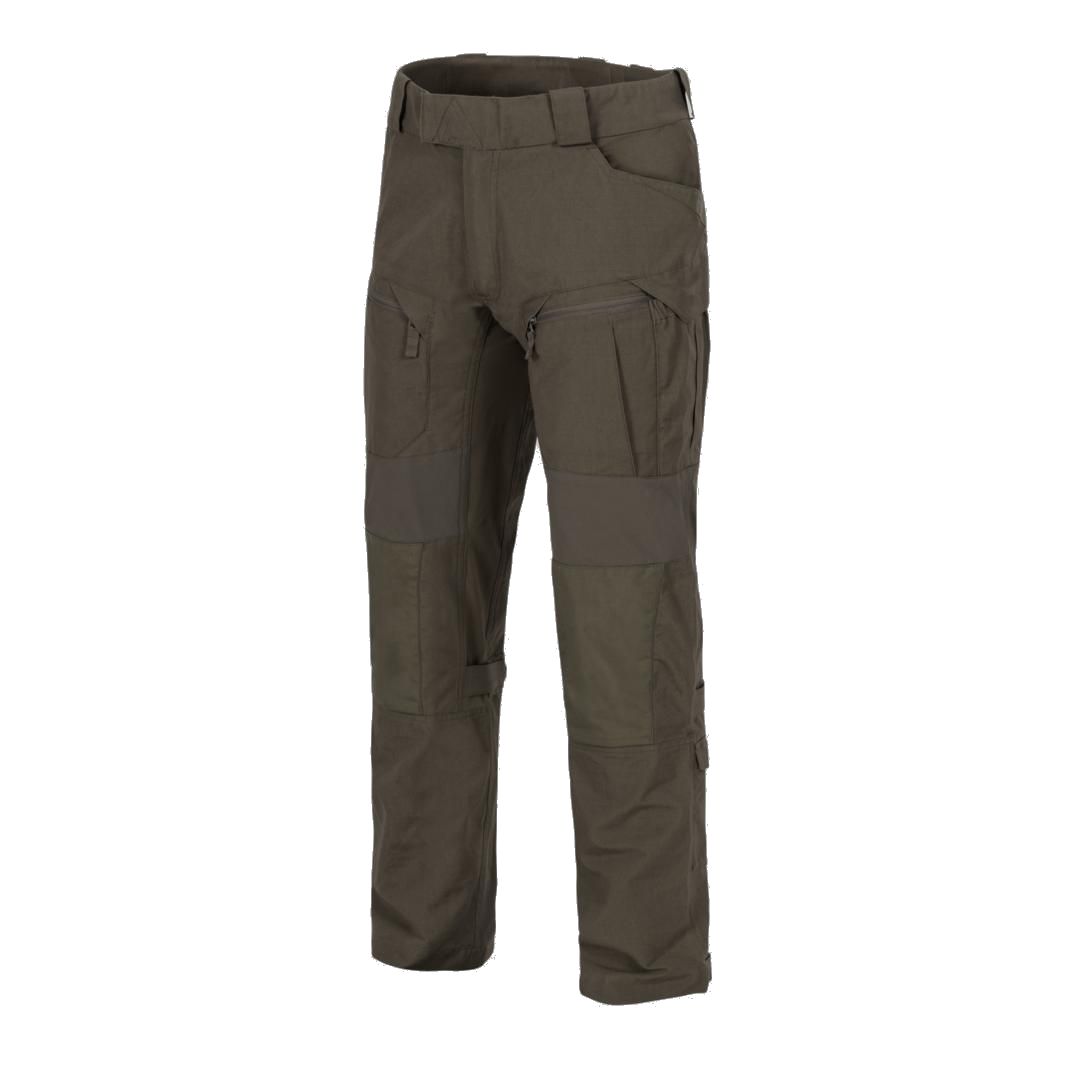 Pantalones VANGUARD Combat en color verde oliva con refuerzos y múltiples bolsillos
