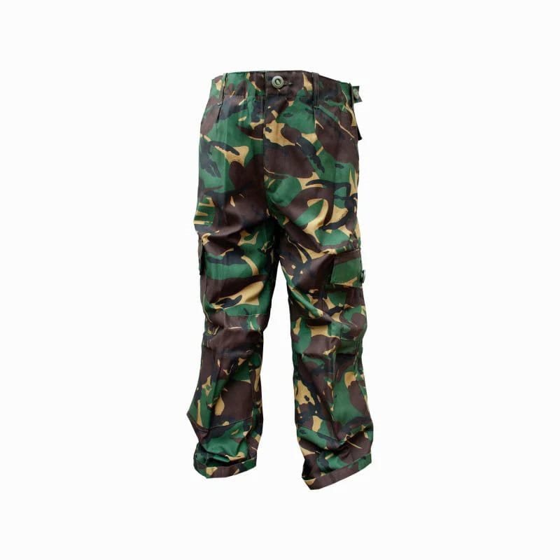 Pantalones infantiles COMBAT DPM con dos bolsillos de mano y dos bolsillos cargo