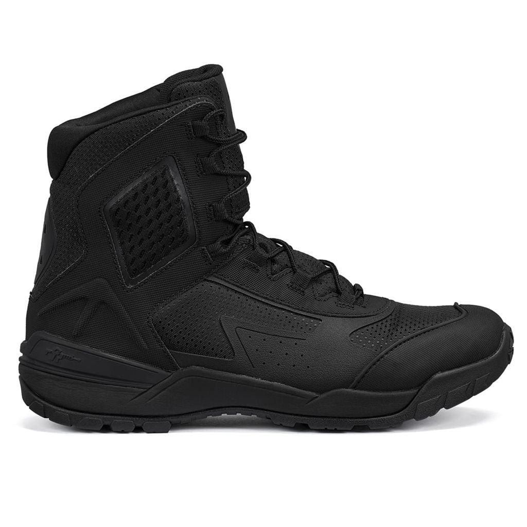 Botas tácticas ULTRALIGHT 7" negras, parte superior cuero nylon TPU, amortiguación EVA
