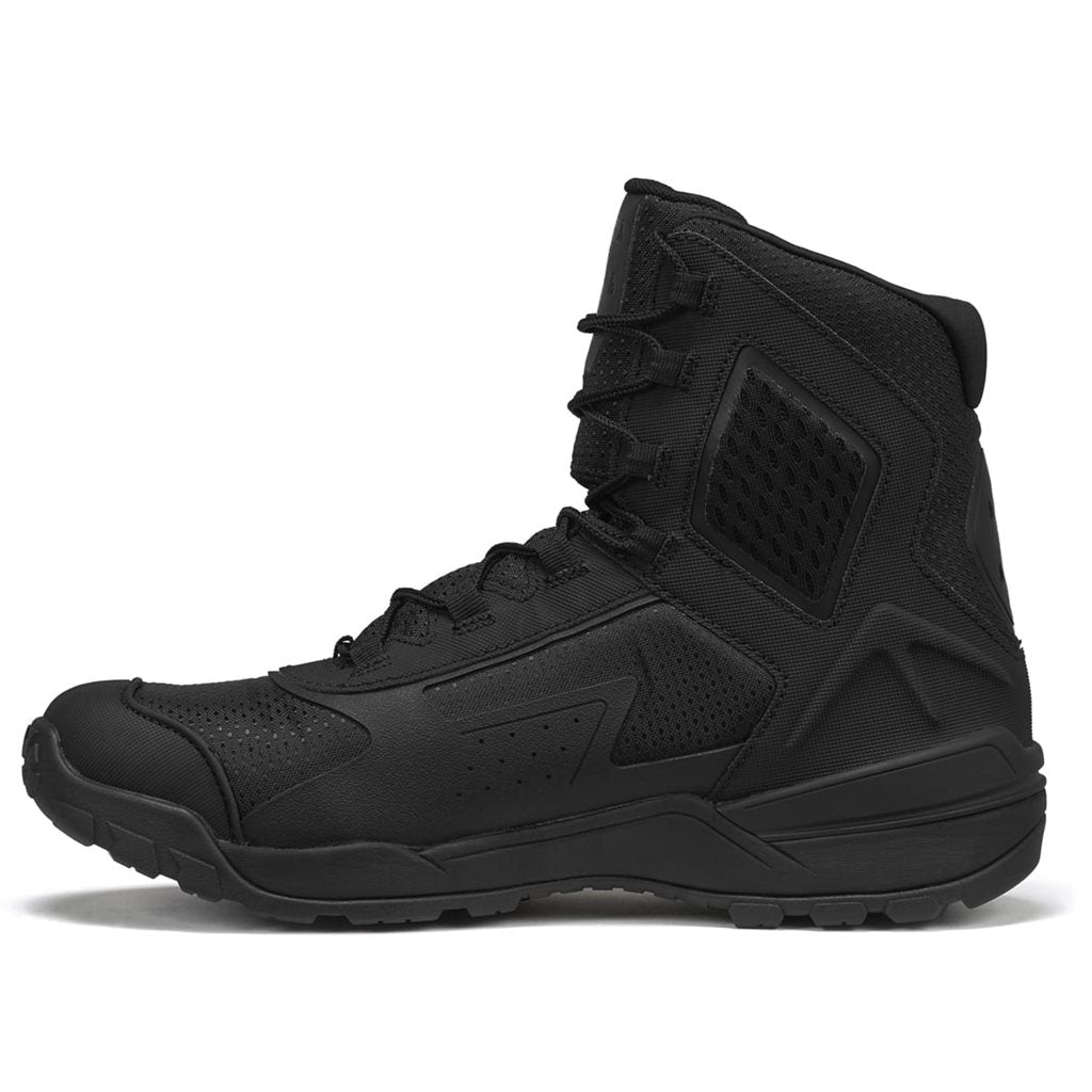 Botas tácticas ULTRALIGHT 7" negras, parte superior cuero nylon TPU, amortiguación EVA