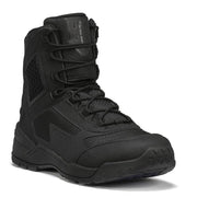 Botas tácticas ULTRALIGHT 7" negras, parte superior cuero nylon TPU, amortiguación EVA