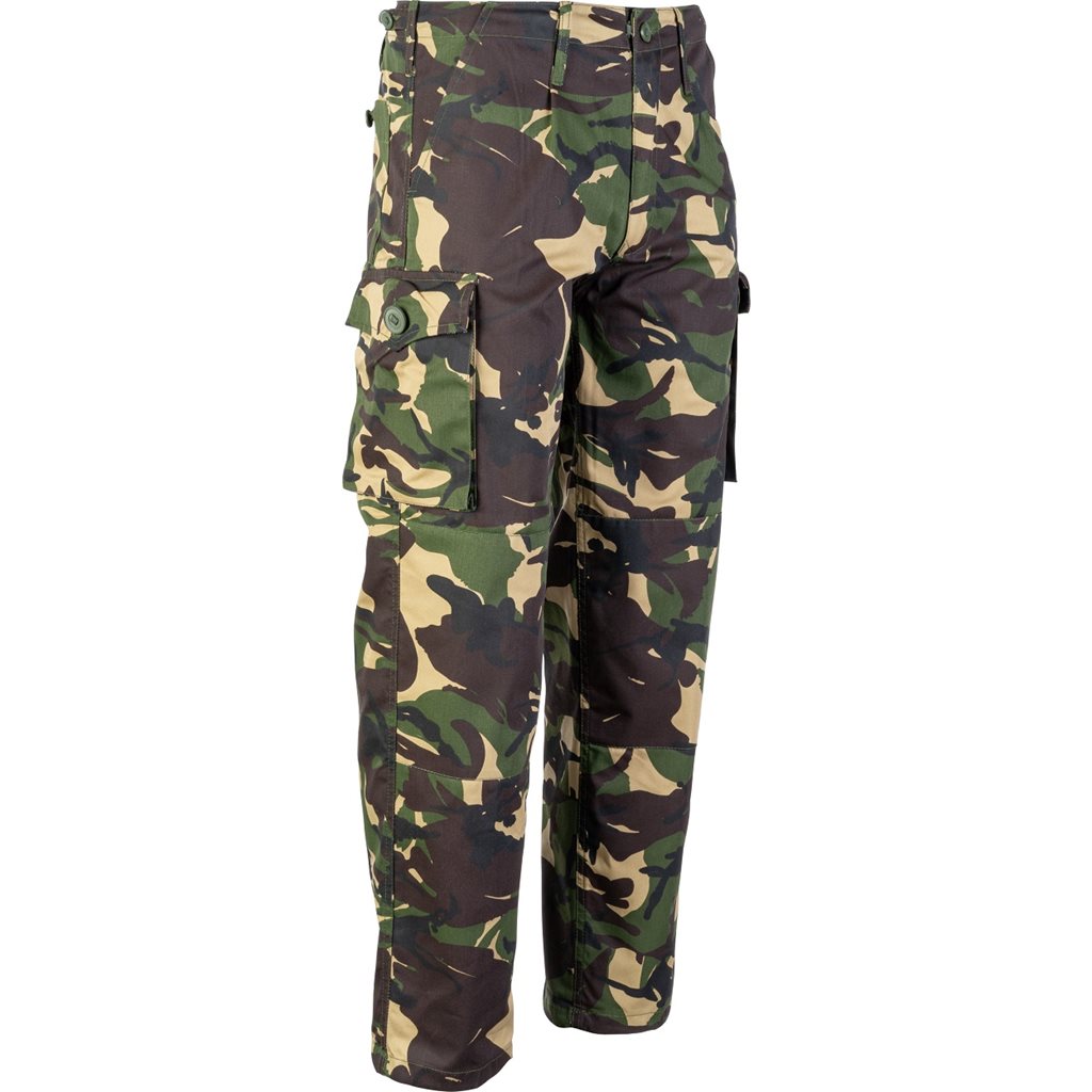 Pantalones británicos SOLDIER M95 DPM con bolsillos cargo y ajustes en tobillos y cintura