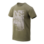 Camiseta ADVENTURE IS OUT THERE de algodón, corte clásico y manga corta