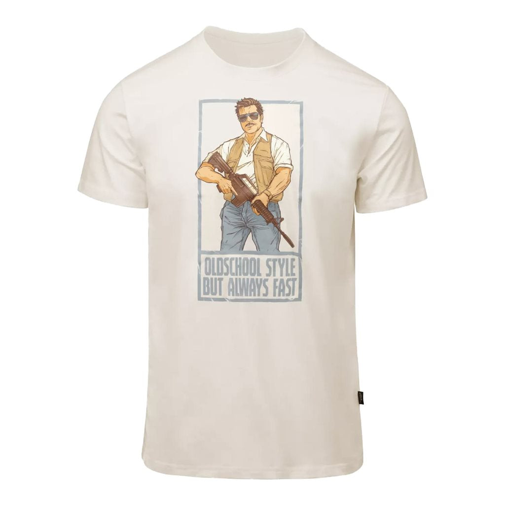 Camiseta DELTA OPERATOR beige Helikon-Tex, manga corta, algodón, corte clásico