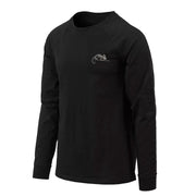 Camiseta HELIKON-TEX logo manga larga negra