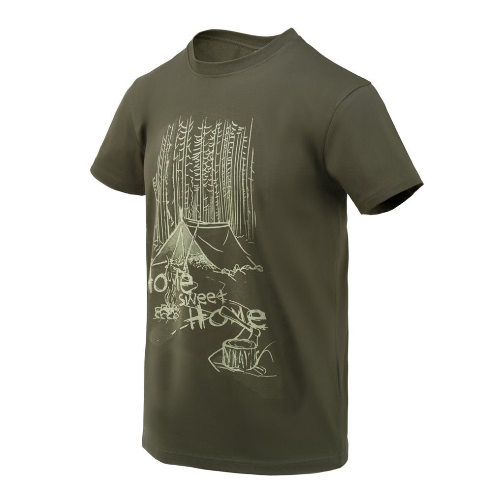 Camiseta de algodón con estampado 'HOME SWEET HOME' de Helikon-Tex