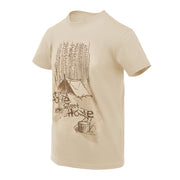 Camiseta khaki con texto HOME SWEET HOME de Helikon-Tex