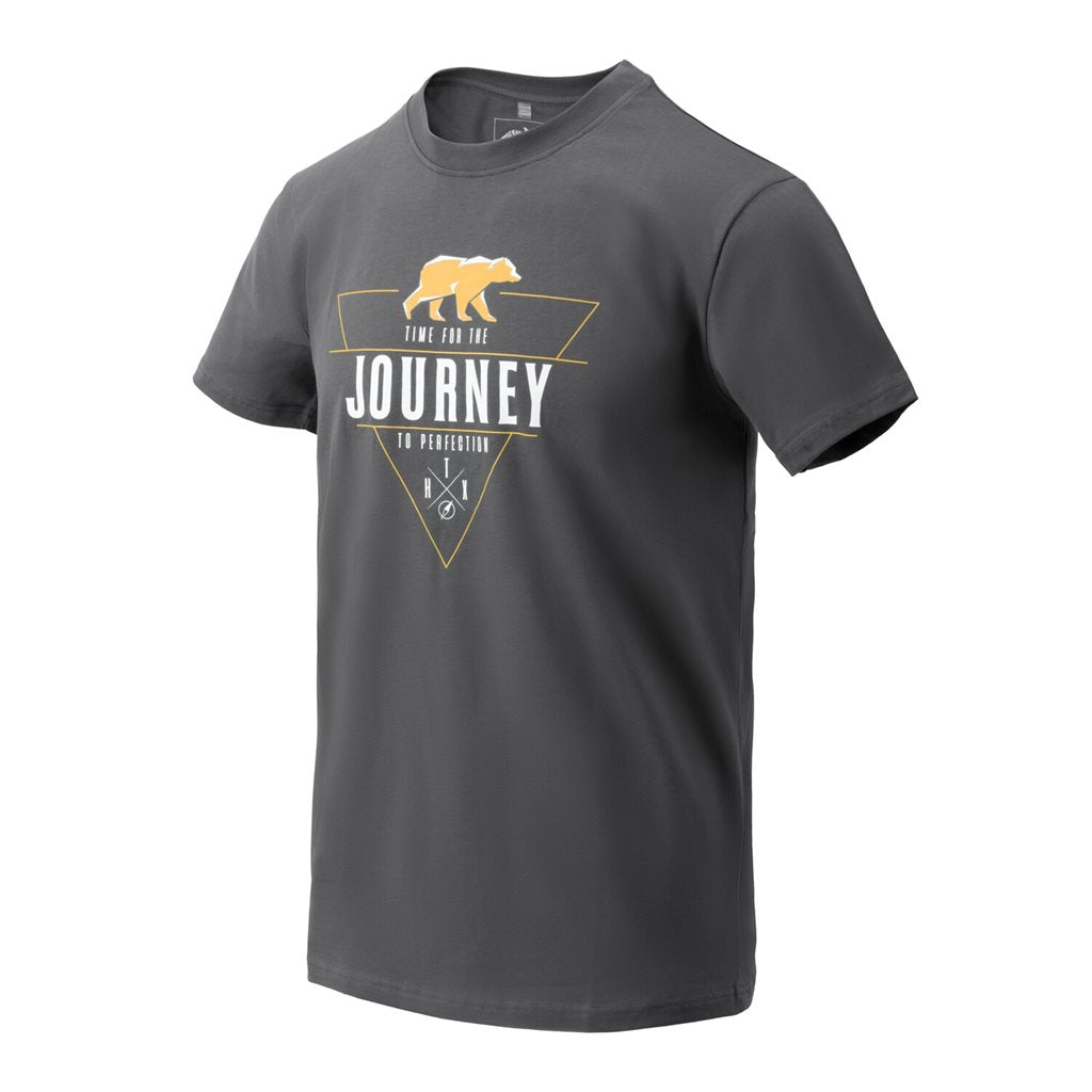 Camiseta de algodón Helikon-Tex con estampado 'JOURNEY TO PERFECTION' (TS-JTP-CO-35)