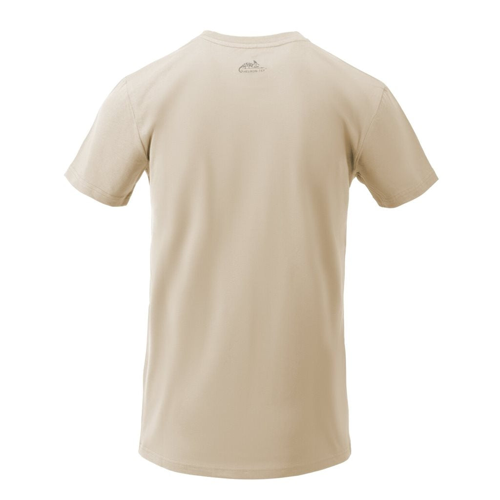 Camiseta MOUNTAIN STREAM KHAKI Helikon-Tex con estampado 'JOURNEY TO PERFECTION'