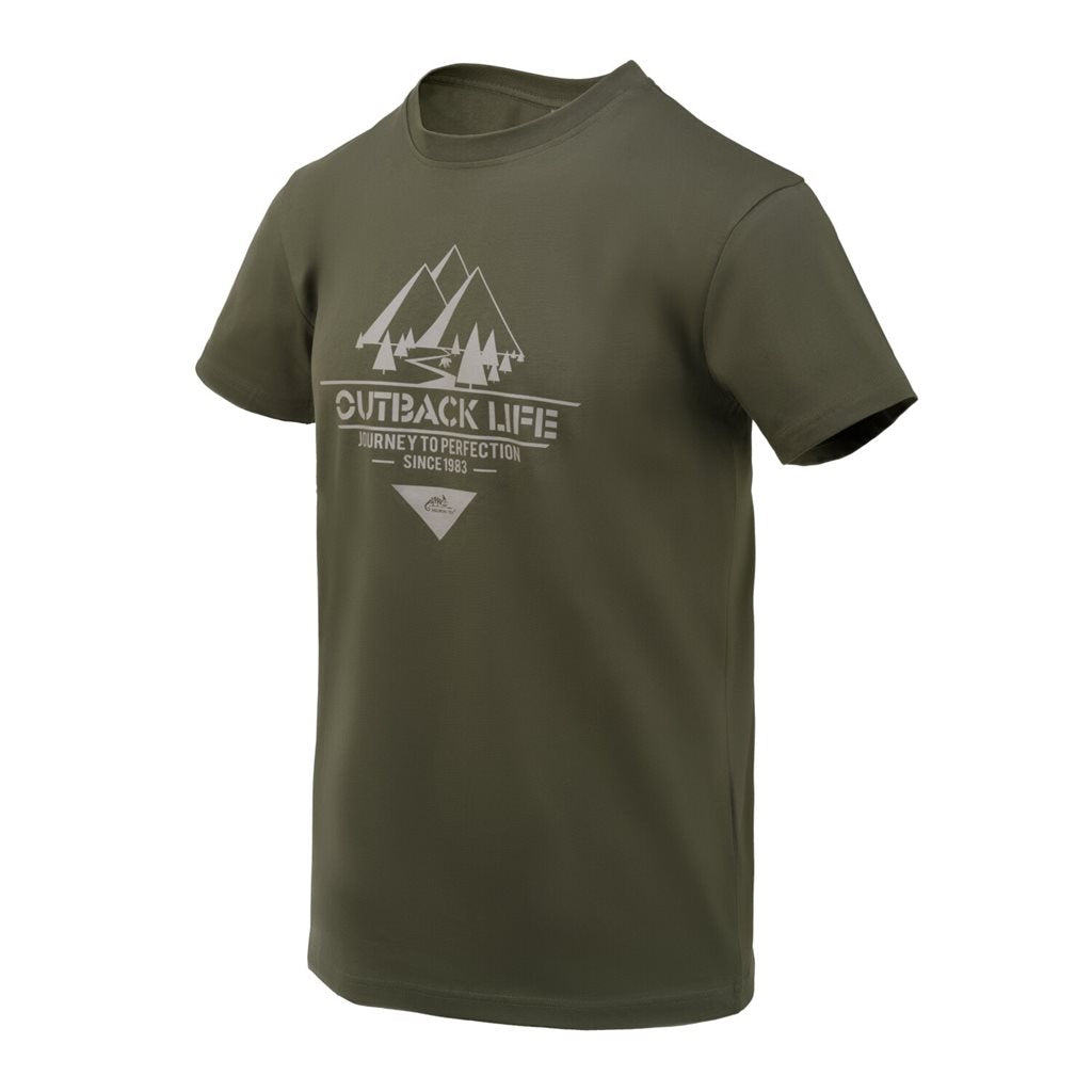 Camiseta OUTBACK LIFE de algodón, corte clásico, Helikon-Tex