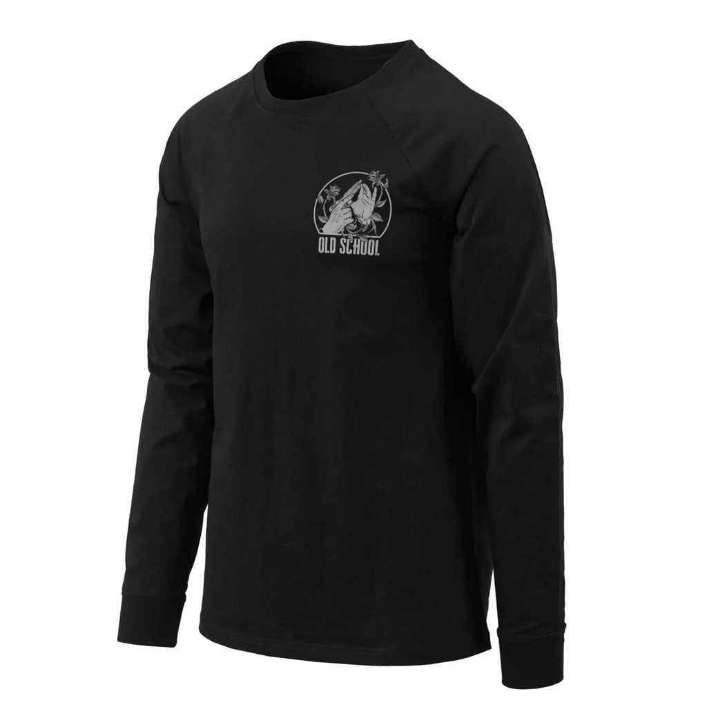 Camiseta OLD SCHOOL negra de manga larga