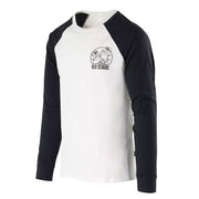 Camiseta OLD SCHOOL de manga larga en blanco y negro