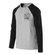 Camiseta OLD SCHOOL negra de manga larga en algodón, vista frontal